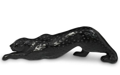Large Lalique "Zeila" black Panther