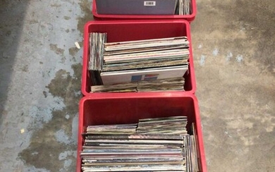 Large quantity of vinyl records, mainly 7 inch and 12 inch, including Pet Shop Boys, Chemical Brothers, Stonebridge, All About Eve, Madonna, Michael Jackson and KLF (4 boxes)