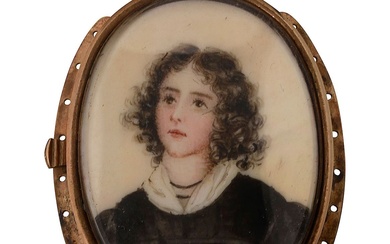Late 19th Century, A portrait miniature of a young lady