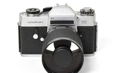 Leicaflex SL Camera no.1216201 with Amprokinon f8.8 500mm mirror...