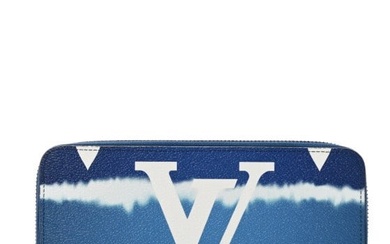 Louis Vuitton Monogram Escale Zippy Wallet Blue
