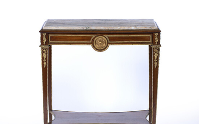 Louis XVI revival marble top centre table