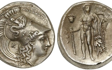 Lucania, Herakleia, Didrachm, ca. 330-281 BC AR (g 8,18; mm...