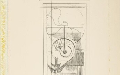 MARCEL DUCHAMP ETCHING ON PAPER, THE COFFEE MILL