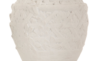 MICHEL CAZIN (1869-1917) Vase pansu en grès porcelainique...