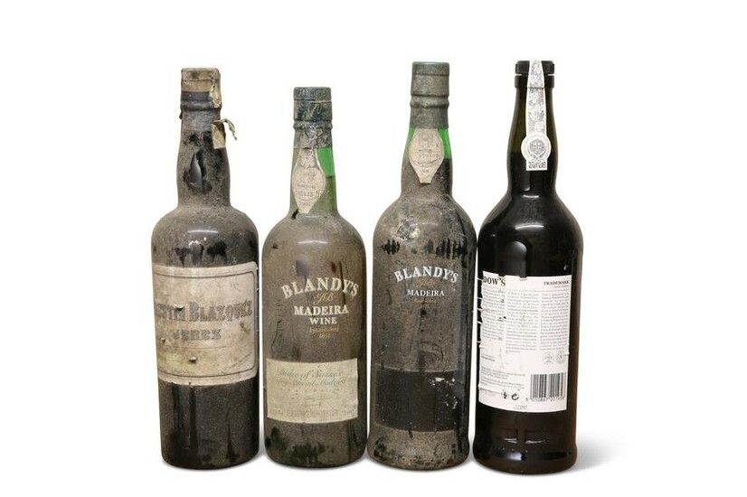 MIXED LOT OF SHERRY, PORT AND MADEIRA, comprising: RARE