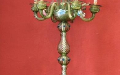 MURANO, Important lampadaire Vénitien