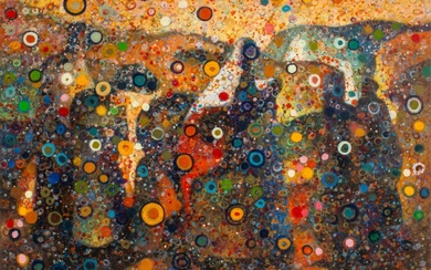 Marcio Diaz "Sombras Gitanas" Acrylic on Canvas