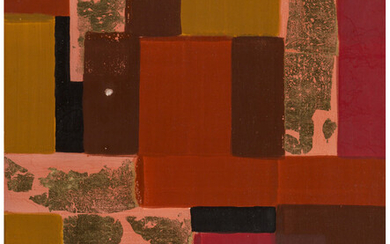 Mary Obering (b. 1937), Raw Sienna (two works) (1978)
