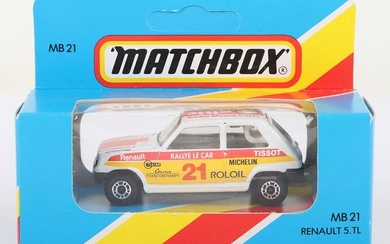 Matchbox Lesney Superfast MB-21 Renault 5TL ‘’Radio Monte Carlo Rallye Le Car’