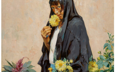 Mathias Joseph Alten (1871-1938), Indian Girl (1927)