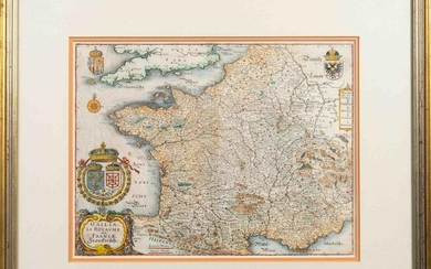 Matthaus Merian (Swiss, 1593-1650) Gallia, Le Royaume