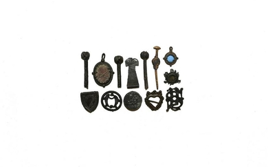 Medieval Pilgrim's Badge and Other Artefact Collection