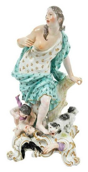 Meissen Figurine Representing Sense of Touch
