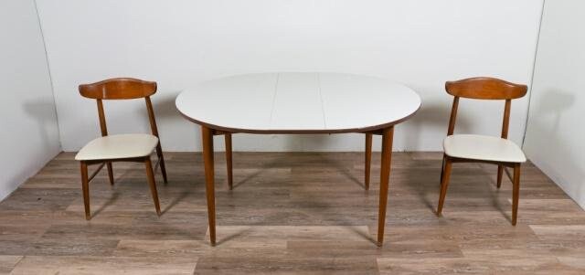 Mid Century Modern Chairs and Table by Baumritter