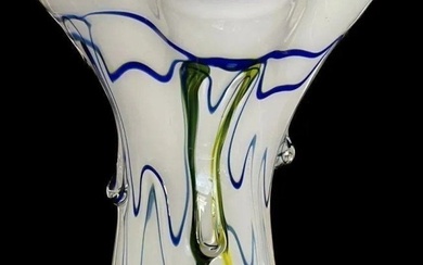 Murano Art Glass Vase LARGE 14" Tall