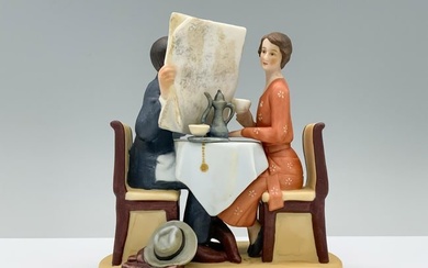 Norman Rockwell Figurine, Breakfast Conversation
