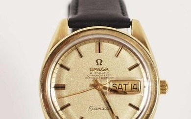 Omega - Seamaster automatic gold laminated watch