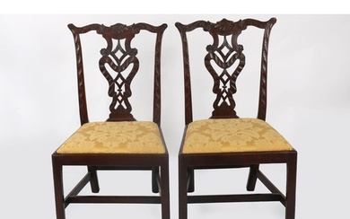 PAIR 18TH-CENTURY CHIPPENDALE CHAIRS