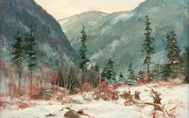 Paul Strisik 'Early Winter' Oil on Canvas