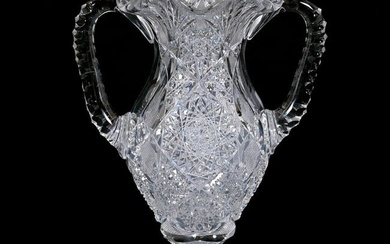 Pedestal Vase, Two Handles, ABCG