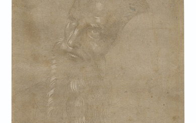 Pietro di Cristoforo Vannucci, called Perugino (Città della Pieve ca. 1450-1523 Fontignano), Head of a bearded man