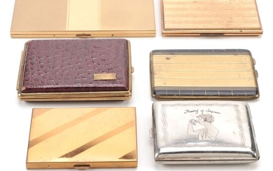 Pilcher, Elgin American, Marhill, and Other Cigarette Cases and Lighters
