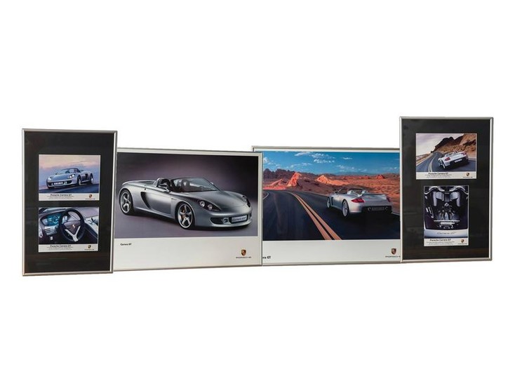 Porsche Carrera GT Framed Posters and Press Photographs
