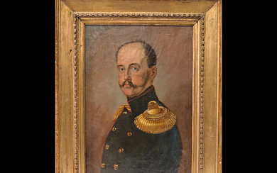 “Portrait of Emperor Nicholas I” possibly Franz Kruger (1797-1857), oil...