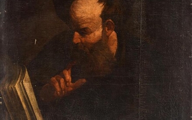 Portrait of an evangelist, 17thC, 74 x 92 cm