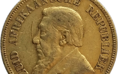 Pound 1894, South Africa, Zuid Afrikaansche Republic, Very Scarce, Gold