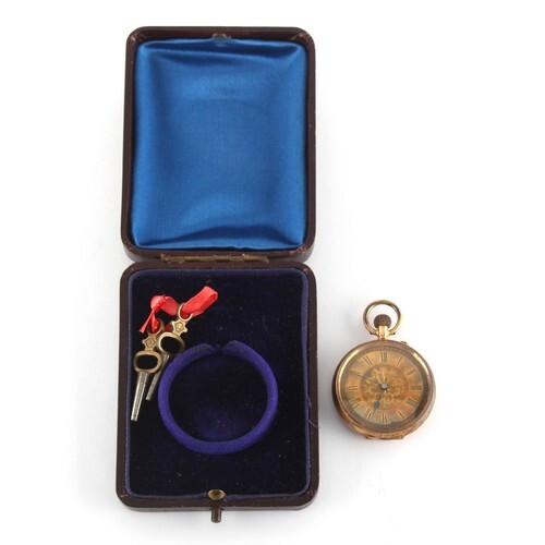 Property of a gentleman - an early 20th century 14ct gold ca...