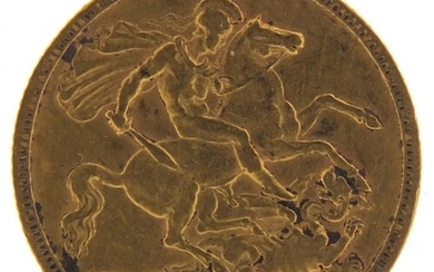Queen Victoria 1896 gold half sovereign - this lot is sold w...