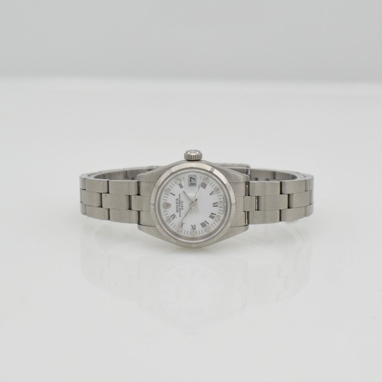 ROLEX Oyster Perpetual Date ladies wristwatch in...