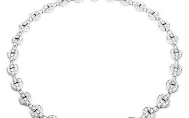 Rare! Authentic Cartier Orissa 18k White Gold Diamond Necklace Certificate Box