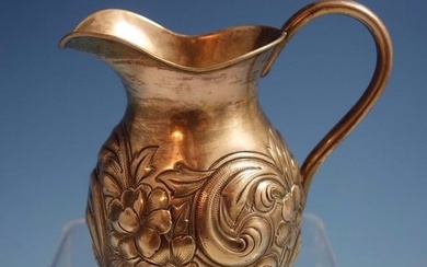 Repousse by Frank Whiting Sterling Silver Creamer