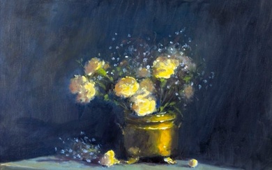 Robert Waltsak (NJ,b 1944) oil painting