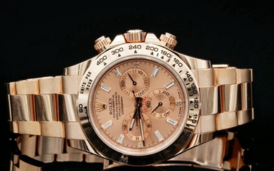 Rolex Daytona 18K 40mm Watch W/Diamond Dial