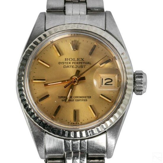 Rolex Ladies Oyster Perpetual Date Watch Ref# 6917