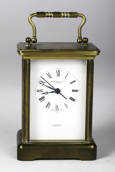SWISS CARRIAGE CLOCK made for TIFFANY & CO LONDON
