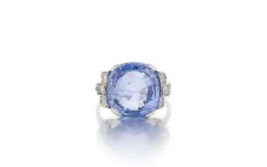 Sapphire and diamond ring (Anello in zaffiro e diamanti) , Sapphire and diamond ring (Anello in zaffiro e diamanti)