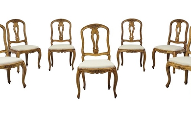 A Set of 9 Chairs