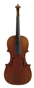 Saxon Violin - Branded HOPF to the upper back, length of two-piece back 352 mm.