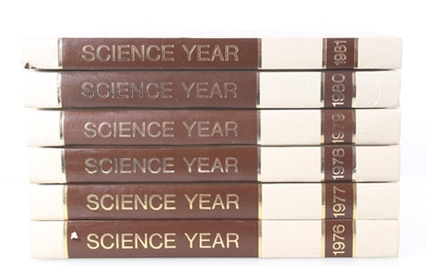 "Science Year: The World Book Science Annual" 1976-1981 Six Volumes