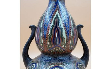 Signed Japanese Vase Imperial Meiji Artist Kinkozan, 19th C