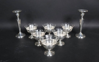 Six International Sterling Silver Sherbet Cups