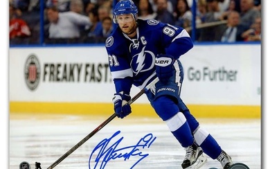 Steven Stamkos Tampa Bay Lightning Autographed NHL Hockey 8x10 Photo