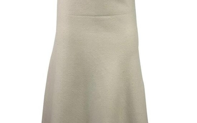 The Row Beige Wool Flare Skirt, Size 4