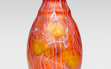 Tiffany Studios Red Vase