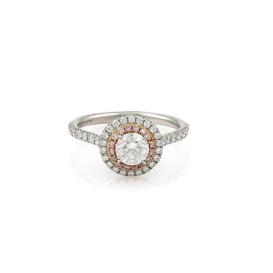 Tiffany & Co Soleste Double Halo Diamond Engagement
